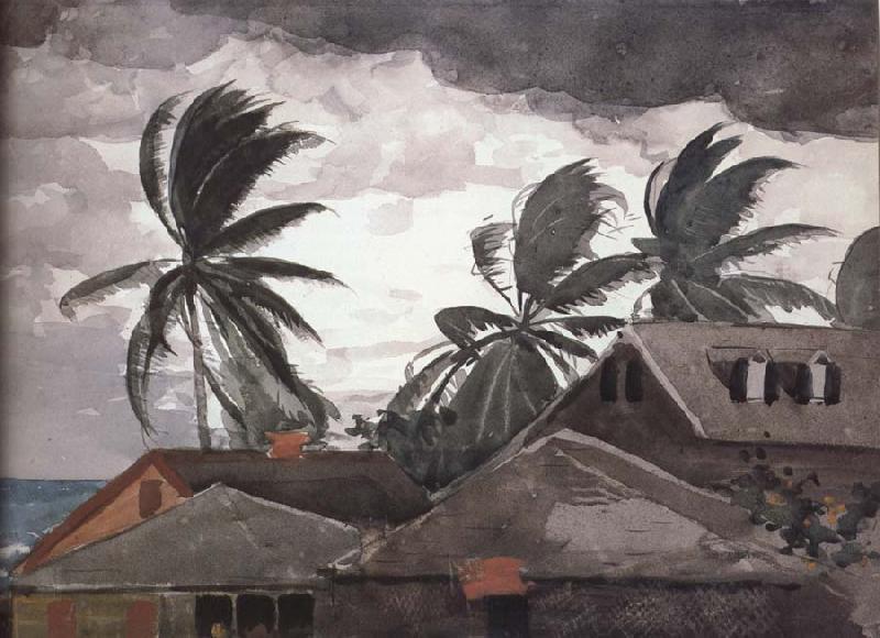 Winslow Homer Ouragan aux Bahamas Germany oil painting art